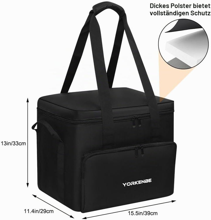 Tragetasche kompatibel mit Jackery Explorer 2000 V2, wasserabweisend, gepolstert, tragbare Powerstat