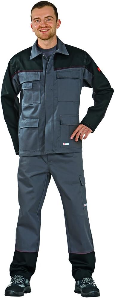 Planam Grösse 106 Herren Weld Shield Jacke grau schwarz Modell 5526 Grau/Schwarz 106, Grau/Schwarz 1