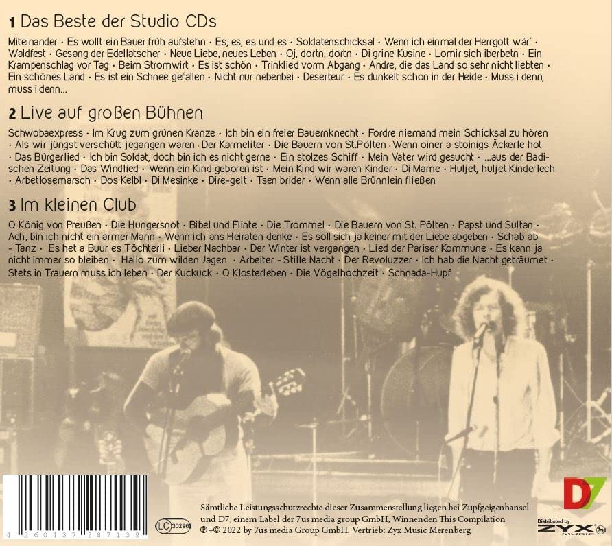 Miteinander: 50 Jahre - 70 Lieder, Audio-CD