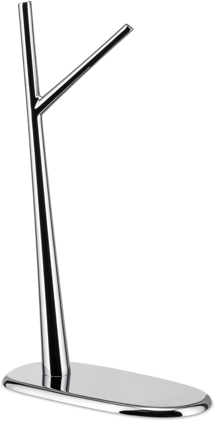 Alessi Bananenhalter Dear Charlie, Edelstahl, Silber, 17.5 x 17.5 x 17 cm