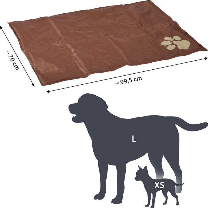 dobar® 60421 Kühlmatte für Hunde - Hundekühlmatte für Hund & Katze - selbstkühlende Matte für Hausti