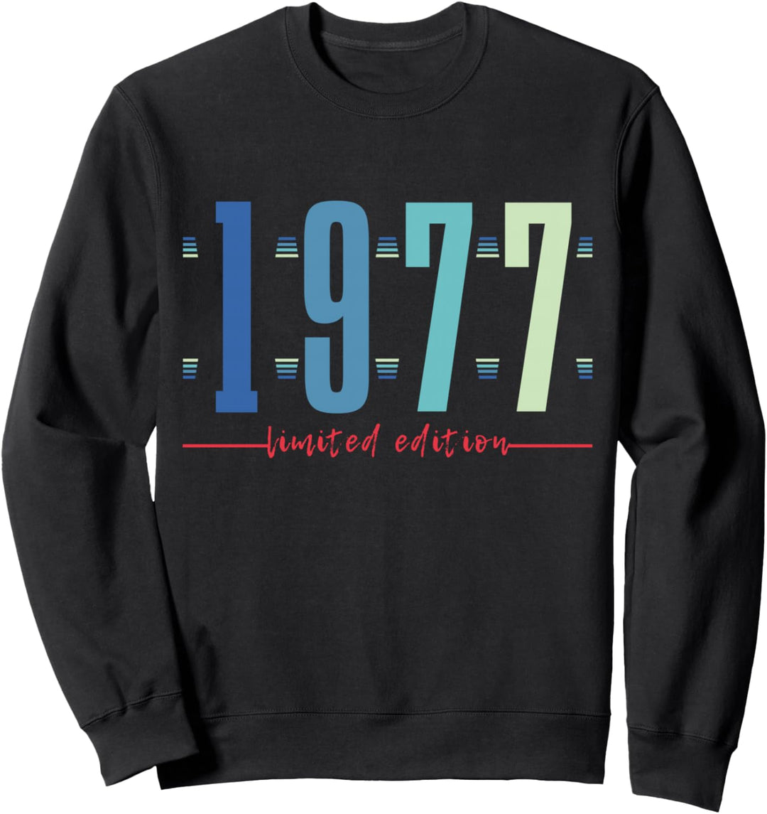 47. Geburtstag Mann Frau 47 Jahre 1977 Deko Lustig Geschenk Sweatshirt