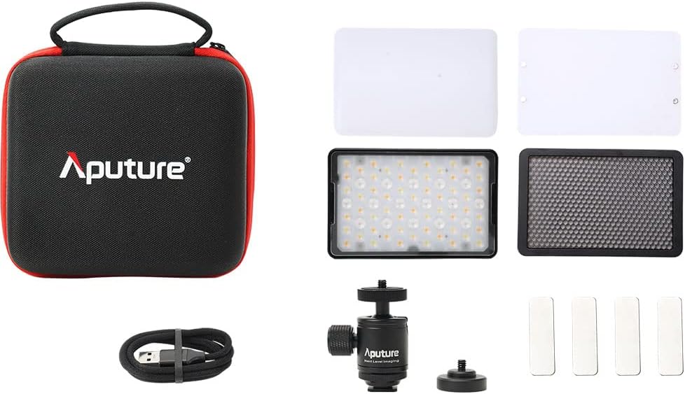 Aputure MC Pro RGBWW Mini LED Videoleuchte Mini tragbares On-Camera Filmlicht mit 2000K-10000K CCT-B