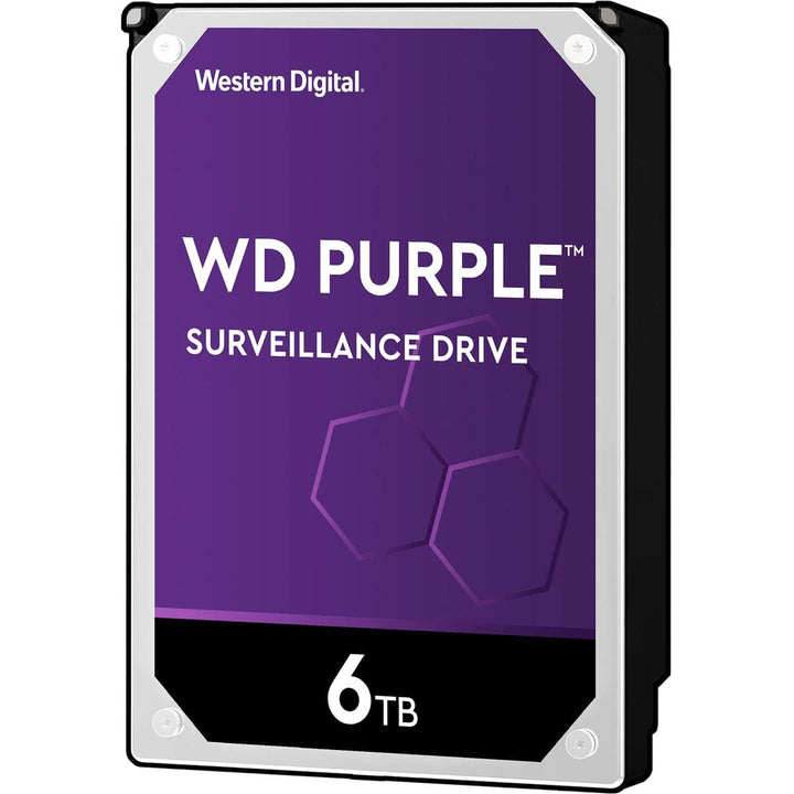 Western DigitalPurple 6TB Surveillance Hard Disk Drive - Intellipower 3.5" SATA 6 Gb/s 64MB Cache 54