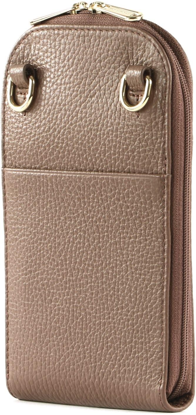Mandarina Duck Damen Mellow Leather Vertical Holder Balsamic, Balsamic
