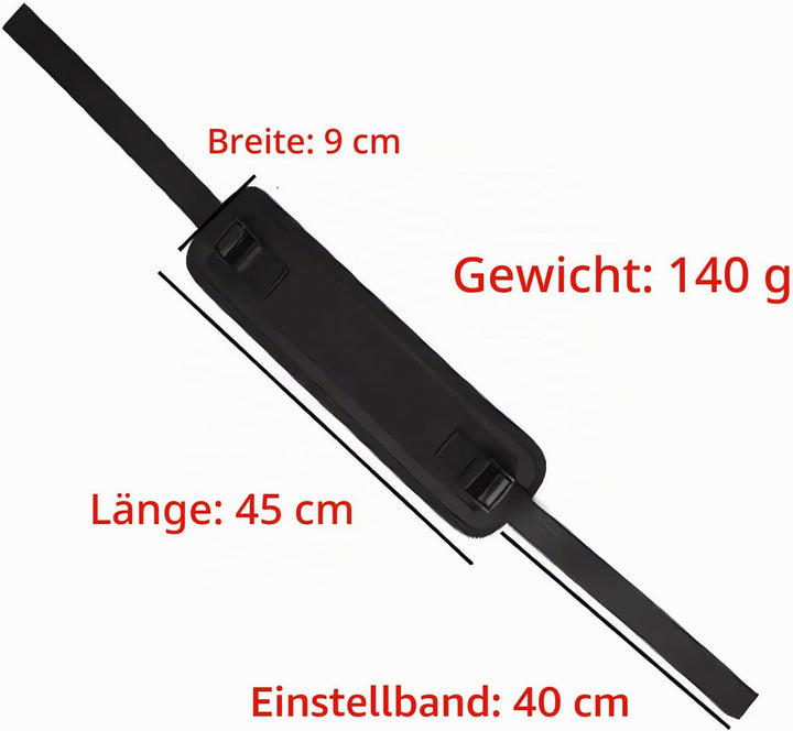 Gewichtsgürtel Po Trainer Hip Thrust Gürtel - 1 Stück, Schwarz, Pilates Belt, Bridge Training Anti R