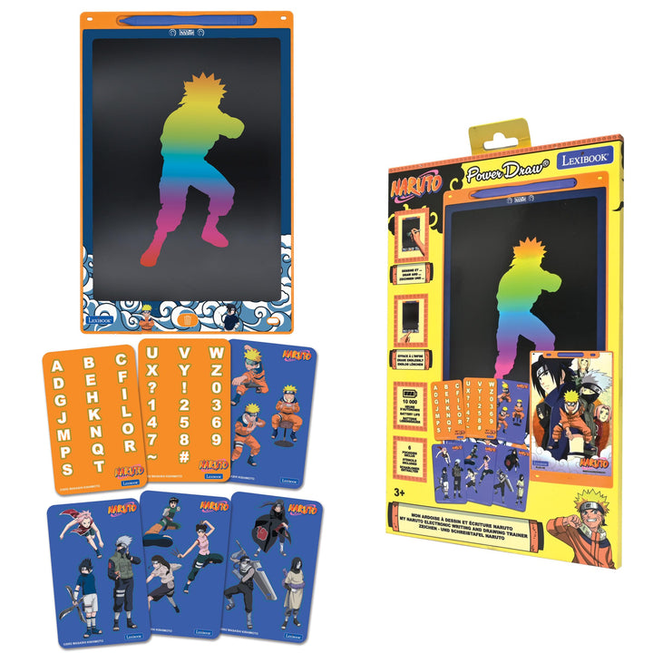 Lexibook, Naruto, Magic Slate, Künstlerisches und kreatives Spielzeug für Mädchen und Jungen, Mehrfa