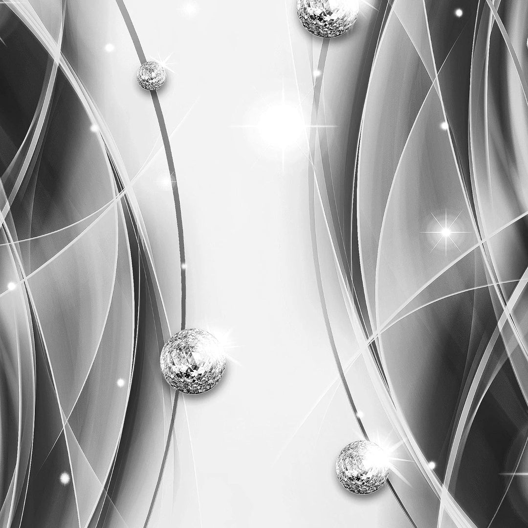 Runa Art Wandbilder Abstrakt 5 Teilig Bild auf Vlies Leinwand Deko Wohnzimmer Schlafzimmer Diamant S