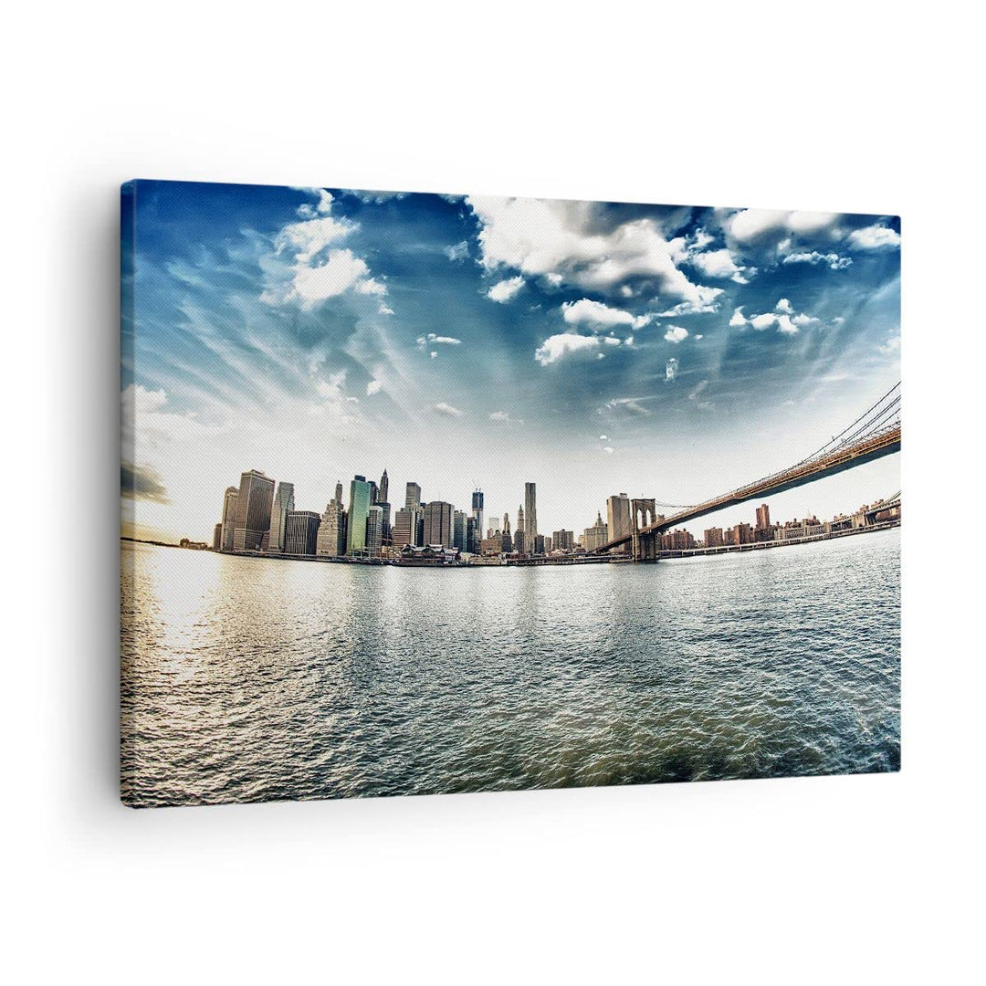 Bilder auf Leinwand Amerika wohnung architektur gebäude Leinwandbild 70x50cm Wandbilder Dekoration W