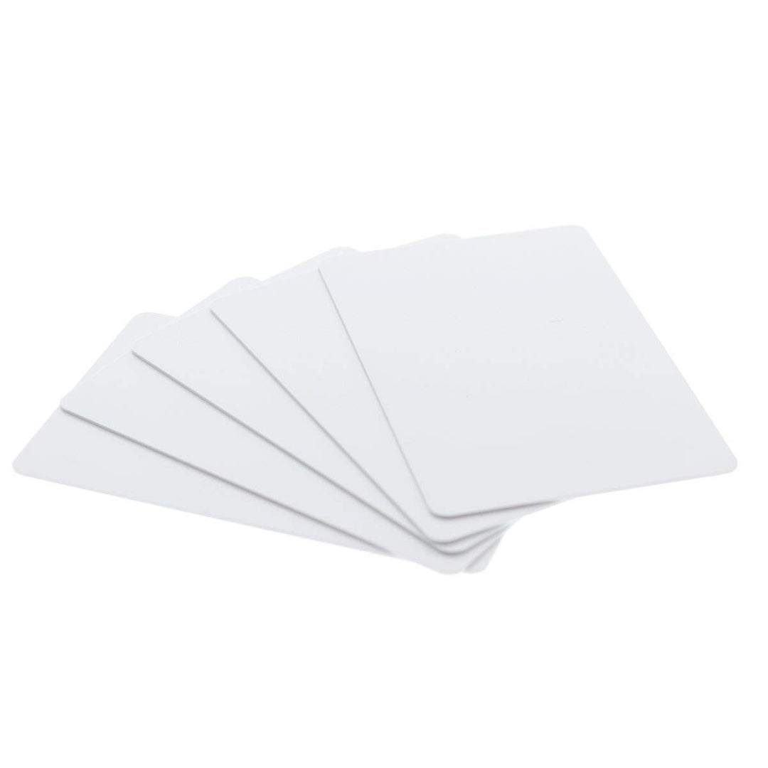 Blanko PVC-Karten für ID Badge Drucker – Graphic Qualität Weiss Kunststoff CR80 30 mil (cr8030) durc