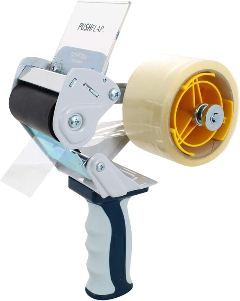 Packbandabroller mit Sicherheitsvorrichtung | Paketbandabroller bis 75 mm Rollenbreite | Geeignet fü
