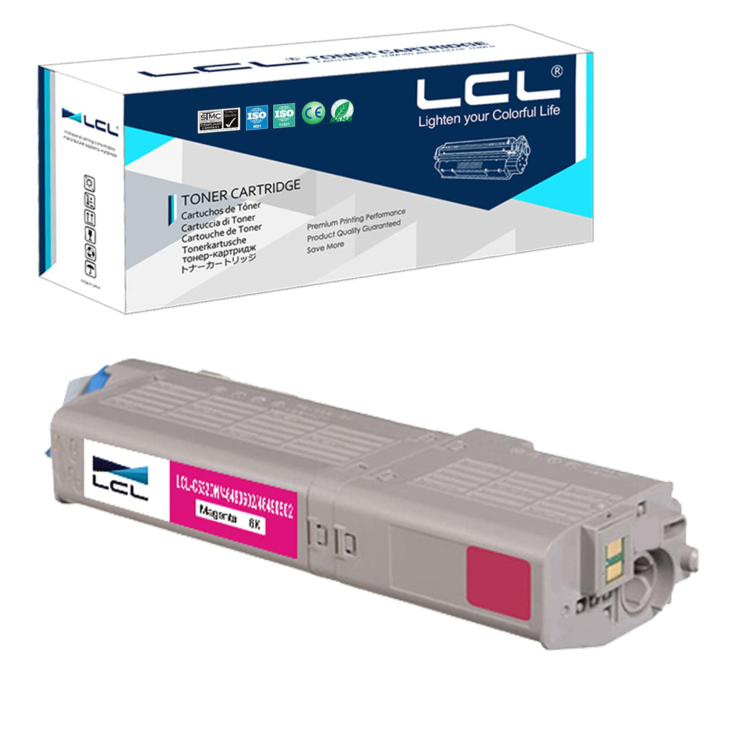 LCL C542 Magebta Toner kompatibel für Oki C532 C542 MC563 MC573 kompatibel für Oki C532dn C542dn MC5