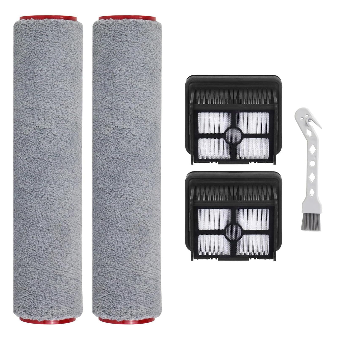 Zubehör für Dreame H12 Pro FlexReach/H15 Pro Nass- und Trockensauger Ersatzteile, 2 Bürstenrolle + 1