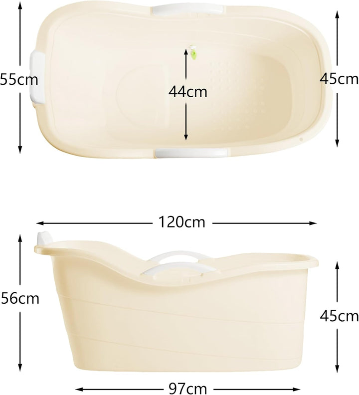 Mobile Badewanne Mit Ablaufschlauch Geeignet Für Erwachsenenbadewannen, Kinderbadewannen Und Kinders