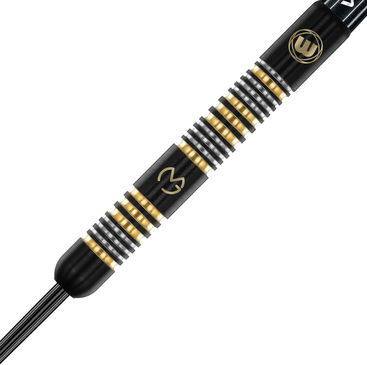 WINMAU Michael Van Gerwen MvG Trilogy 23 Gramm Profi Stahlspitze Wolfram Dartpfeile mit Flüge und St