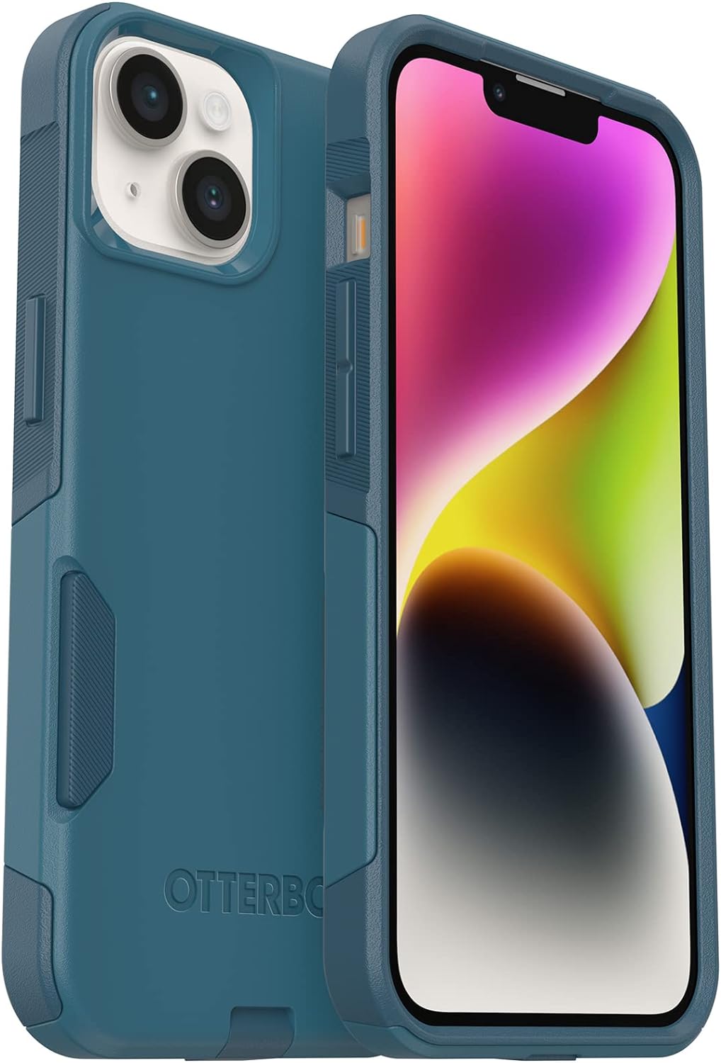 OtterBox Commuter-Serie für iPhone 14 & iPhone 13, Polycarbonat, kabelloses Laden, Blau Pendler-Seri