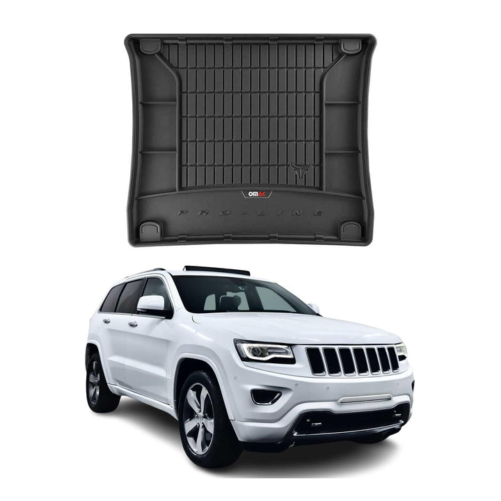 OMAC Gummi Kofferraumwanne kompatibel mit Jeep Grand Cherokee 2010-2024 TPE Laderaumwanne