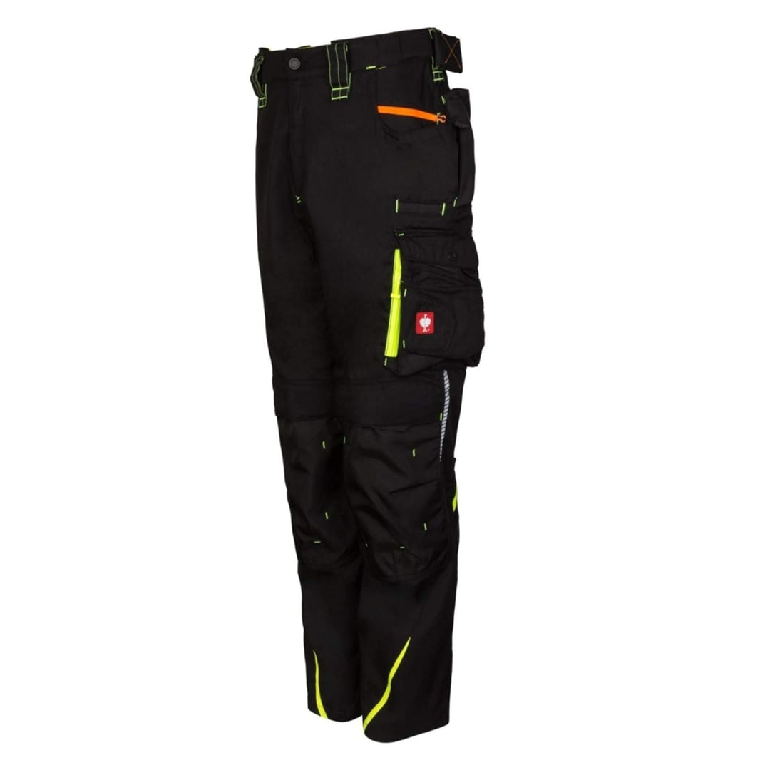 Engelbert Strauss 65511 Hose e.s.motion 2020, Qualitative Arbeitskleidung, Mehrfarbig (Schwarz/Gelb)