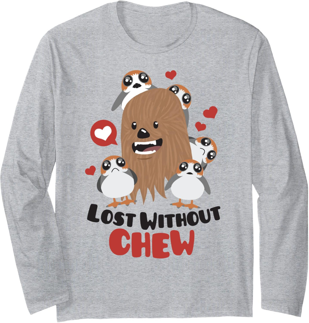 Star Wars Chewbacca Lost Without Chew Langarmshirt