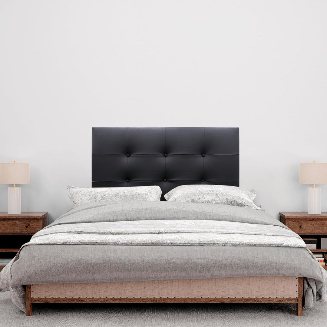 DHOME Kopfteil, gepolstertes Bett Kopfteil 8cm dick. Gepolstertes Kopfteil ACUALINE Stoff und Kunstl