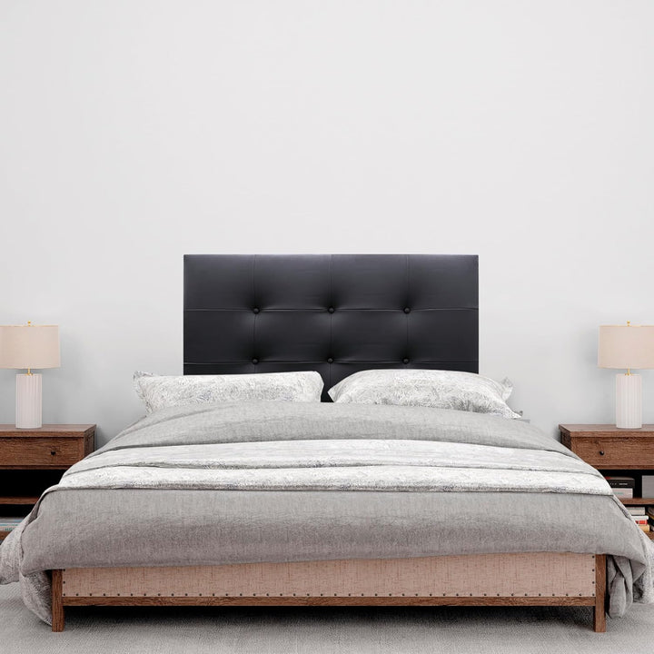 DHOME Kopfteil, gepolstertes Bett Kopfteil 8cm dick. Gepolstertes Kopfteil ACUALINE Stoff und Kunstl