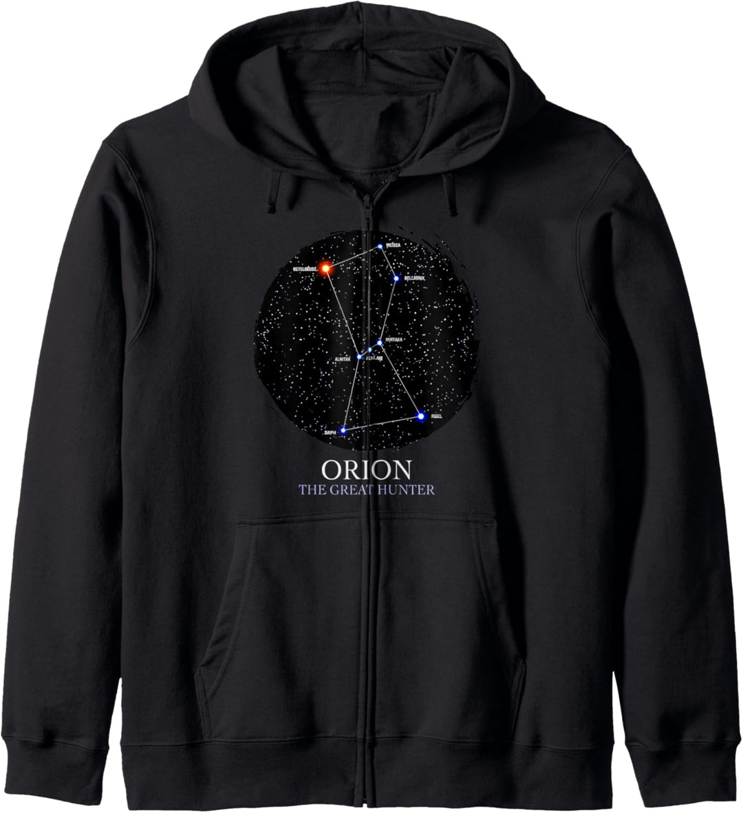 Orion Sternbild von Orion The Hunter Astronomie Kapuzenjacke