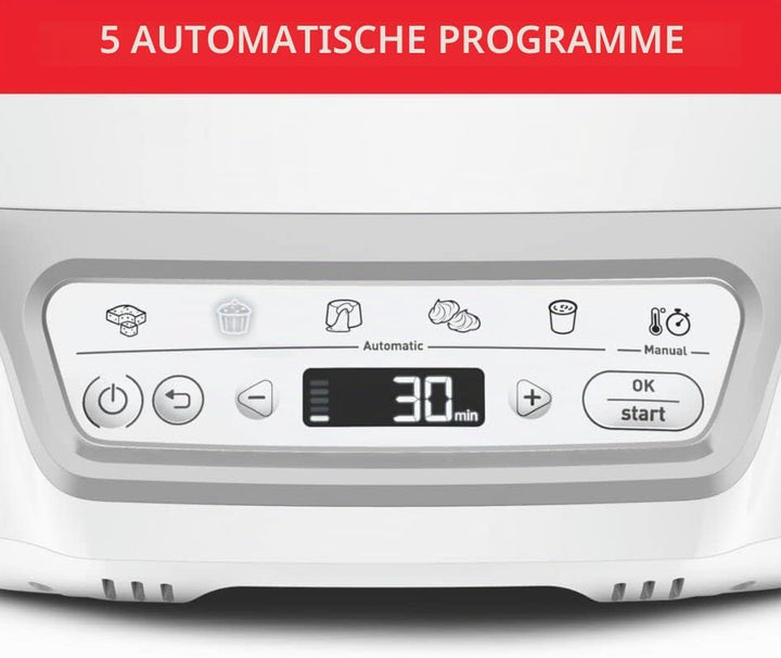 Tefal Cake Factory Délices Kuchenmaschine, 5 Auto-Programme, manuelle Modus, CreaBake, Muffinformen,