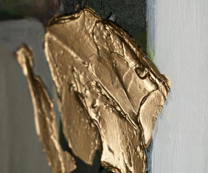 YS-Art Abstrakt Acryl Gemälde auf Leinwand Inspiration handgemalt Wandbilder Wohnzimmer modern Wohnd