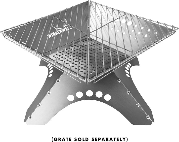 Winnerwell Flatfold Feuerstelle - XL | Portable Edelstahl Feuer Pan