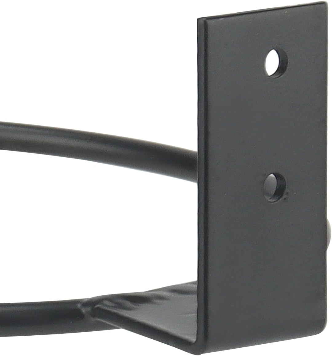 MUNGHOK 6 Stück 15cm Wandhalterung Blumentopf Schwarz, Wand Blumentopfhalter Ring Wandmontage Pflanz