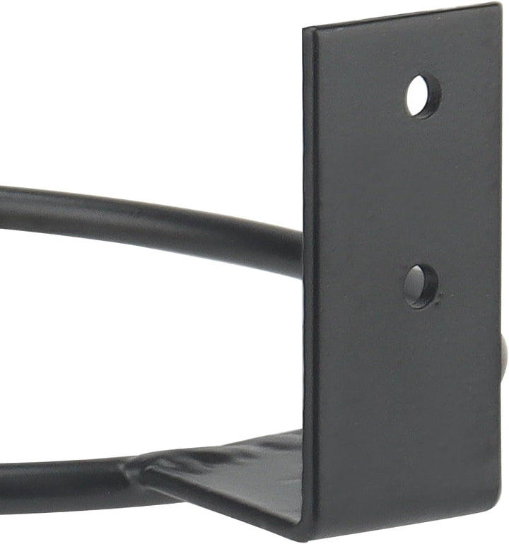 MUNGHOK 6 Stück 15cm Wandhalterung Blumentopf Schwarz, Wand Blumentopfhalter Ring Wandmontage Pflanz