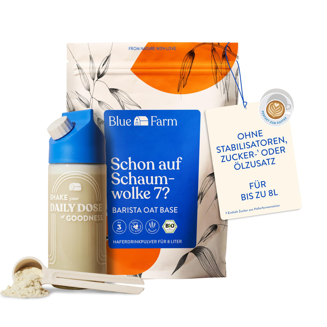 Starter Kit Deluxe Barista mit Barista Oat Base, Mixflasche und Dosierlöffel (zum Vorteilspreis) (8L