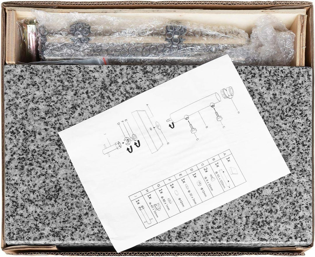 anndora Sonnenschirmständer Granit 25 kg hellgrau Balkonständer max. 48mm Stamm, hellgrau