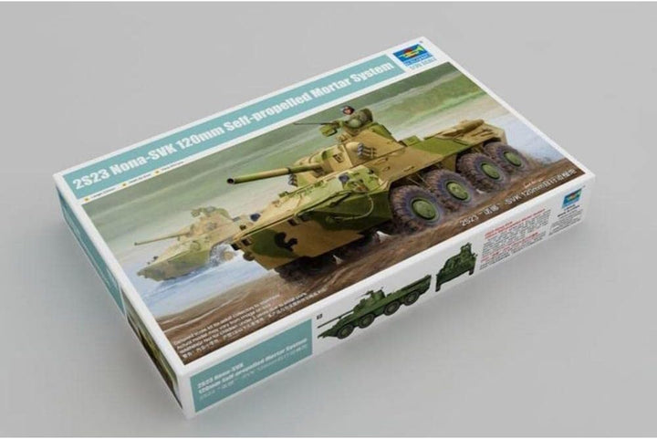 Trumpeter 009559 2S23 Self-propelled Howitzer Plastikmodellbausatz, Farbig