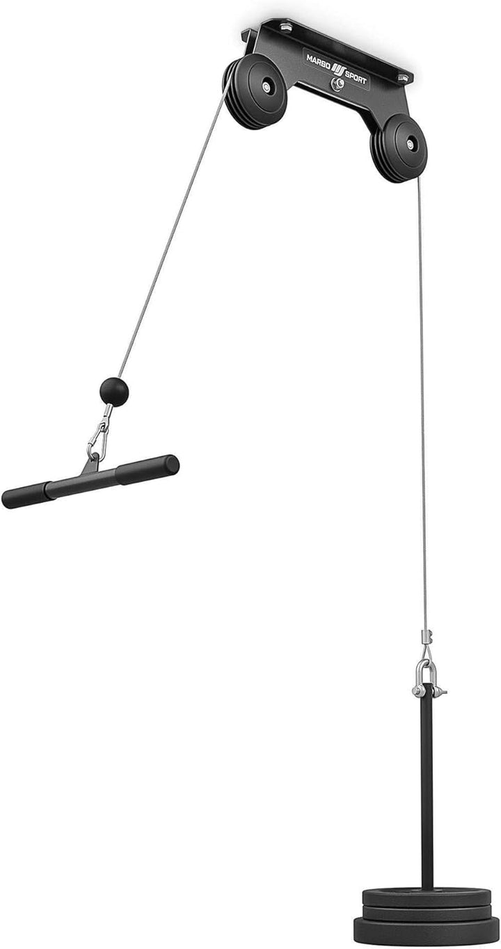 Marbo Sport Latzug zur Deckenbefestigung MH-W105 2.0 | Made in EU Schwarz, Schwarz