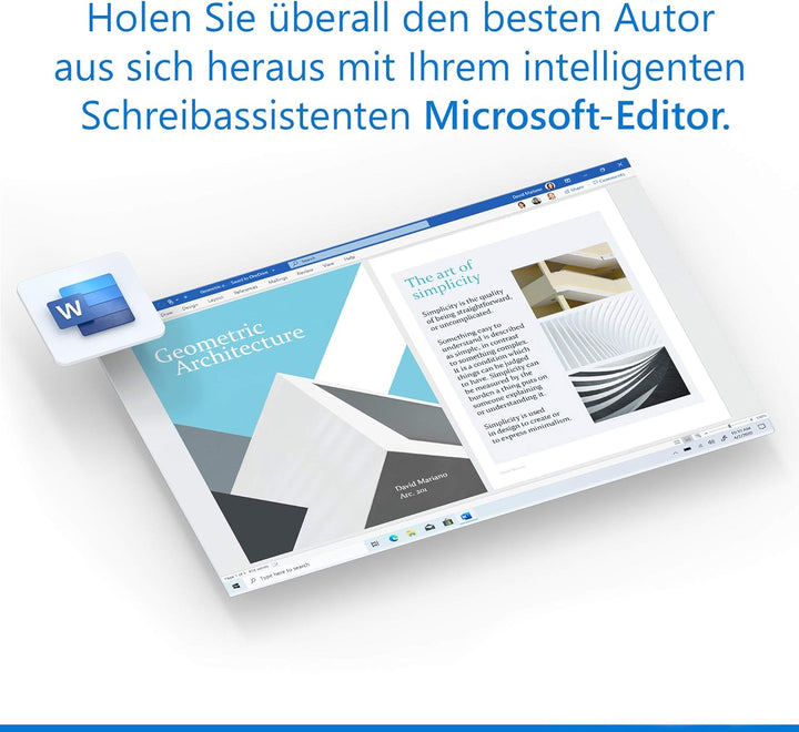 Microsoft 365 Single | 1 Nutzer | Mehrere PCs/Macs, Tablets und mobile Geräte | 1 Jahresabonnement |