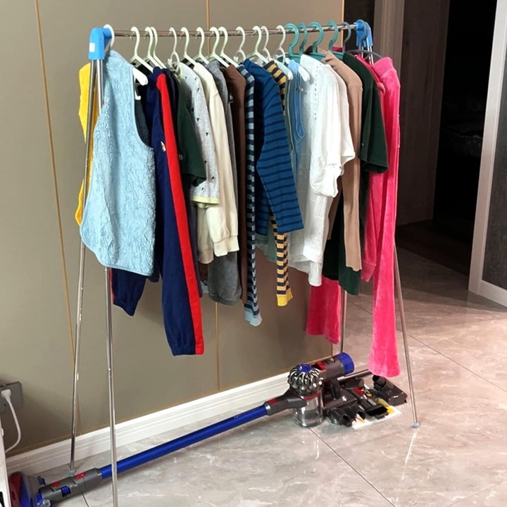 LMYDIDO Kleiderständer Klappbar Tragbarer, Ausziehbarer Kleiderstänge, Verstellbarer Reise-Kleiderst