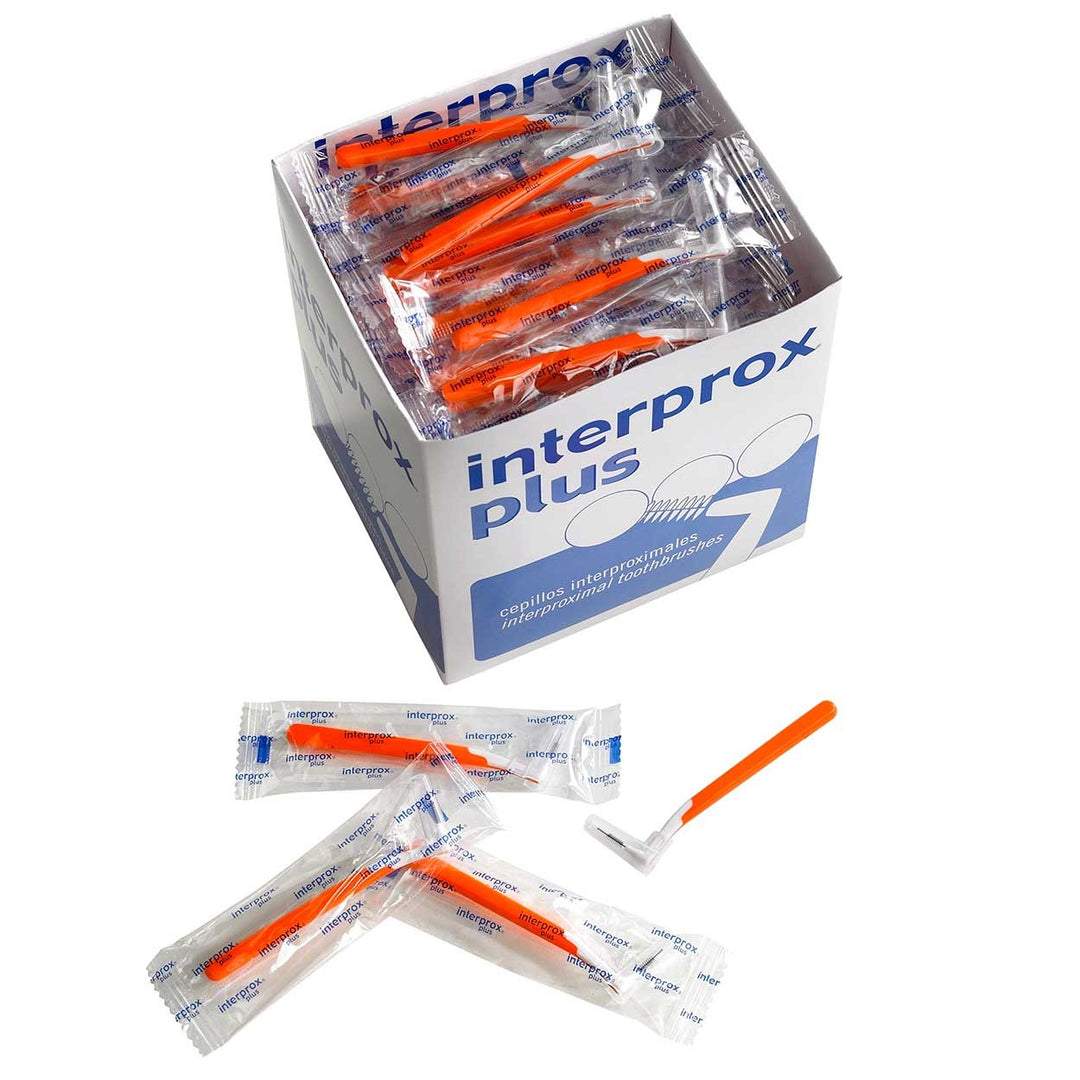 Interprox plus Interdentalbürsten 100er Box (orange super micro), Orange