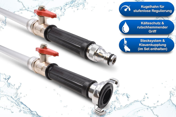 GRK 1100 Profi Giessstab | Giessgerät | Gartenbrause | Pflanzenbewässerung | GEKA-Kupplung, GRK 1100