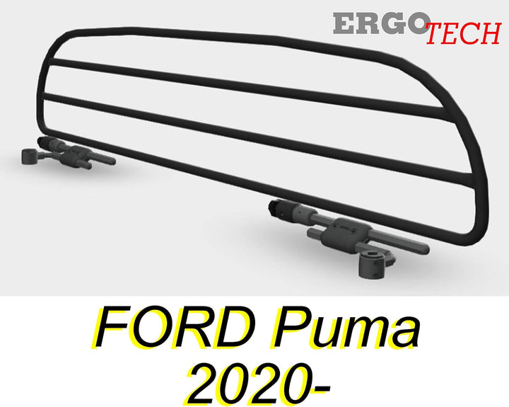 ERGOTECH Hundegitter für Ford Puma, RDA65HBG-XXS, für Hunde und Gepäck
