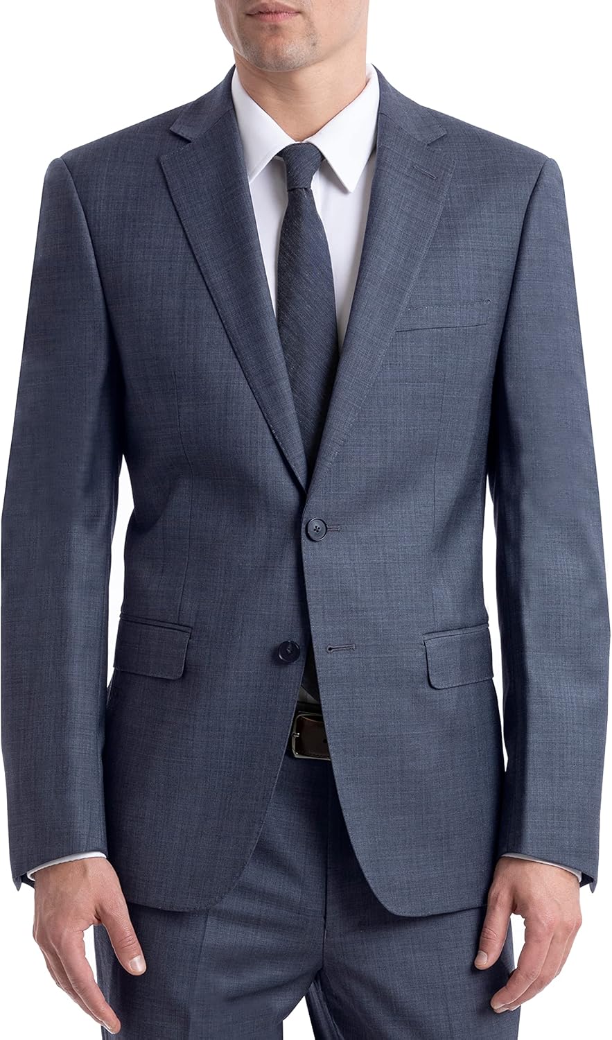 Calvin Klein Herren Slim Fit Dress Pant Klassische Hose 32W / 30L Blau, 32W / 30L Blau