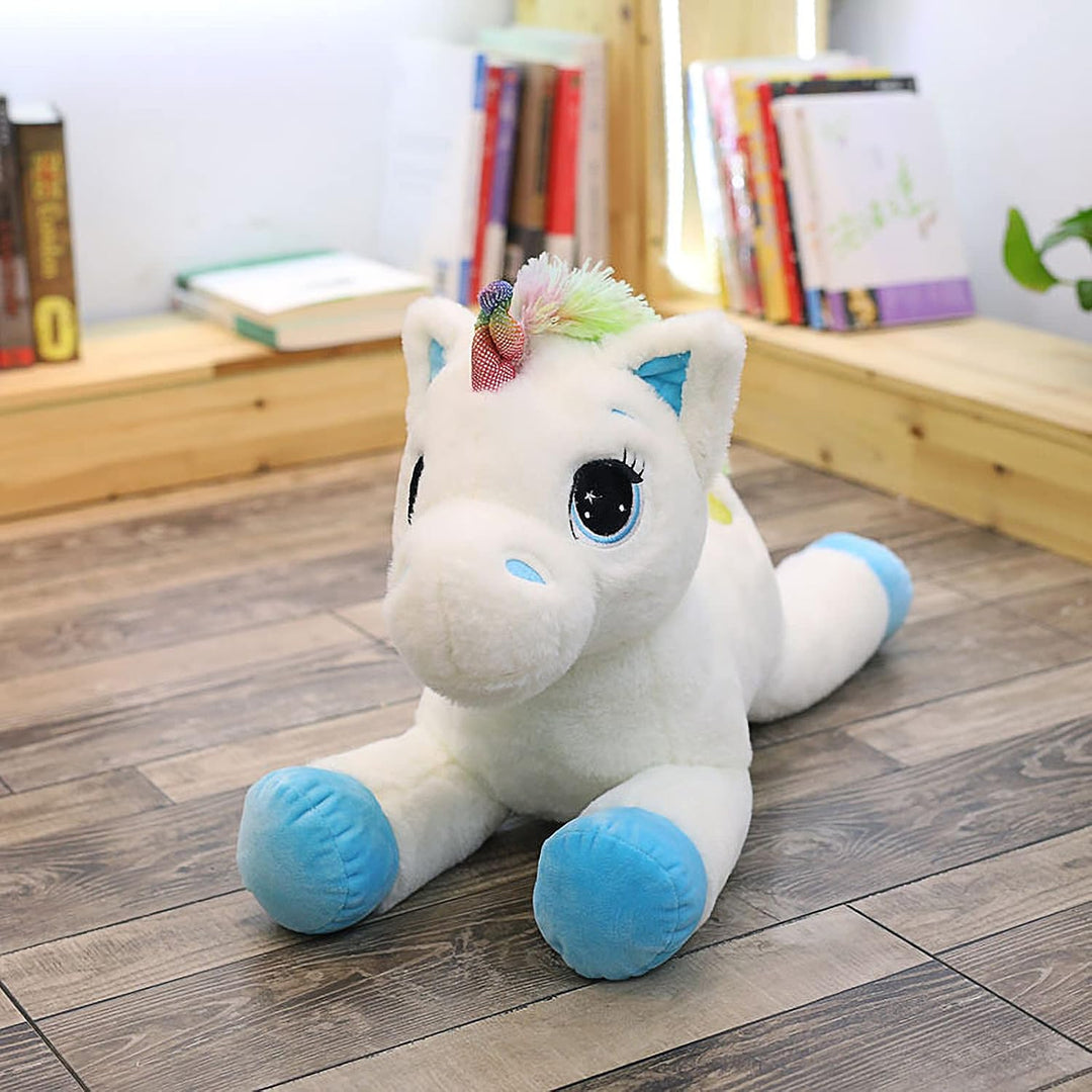 Trayosin Plüsch Einhorn Kuscheltier 40/60cm hoch Super Weiches Einhorn Kissen-Stofftier Süsse Plüsch
