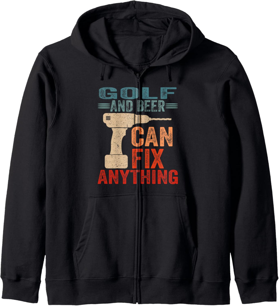 Golf And Beer Can Fix Anything Funny Kapuzenjacke