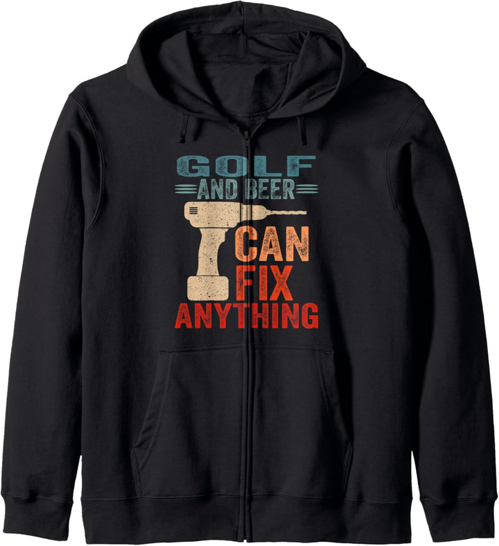 Golf And Beer Can Fix Anything Funny Kapuzenjacke