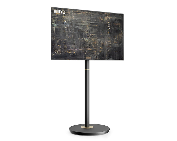 FITUEYES Design TV Ständer Rollbar für 32-65 Zoll Fernseher Mobiler TV Standfuss höhenverstellbar Mo