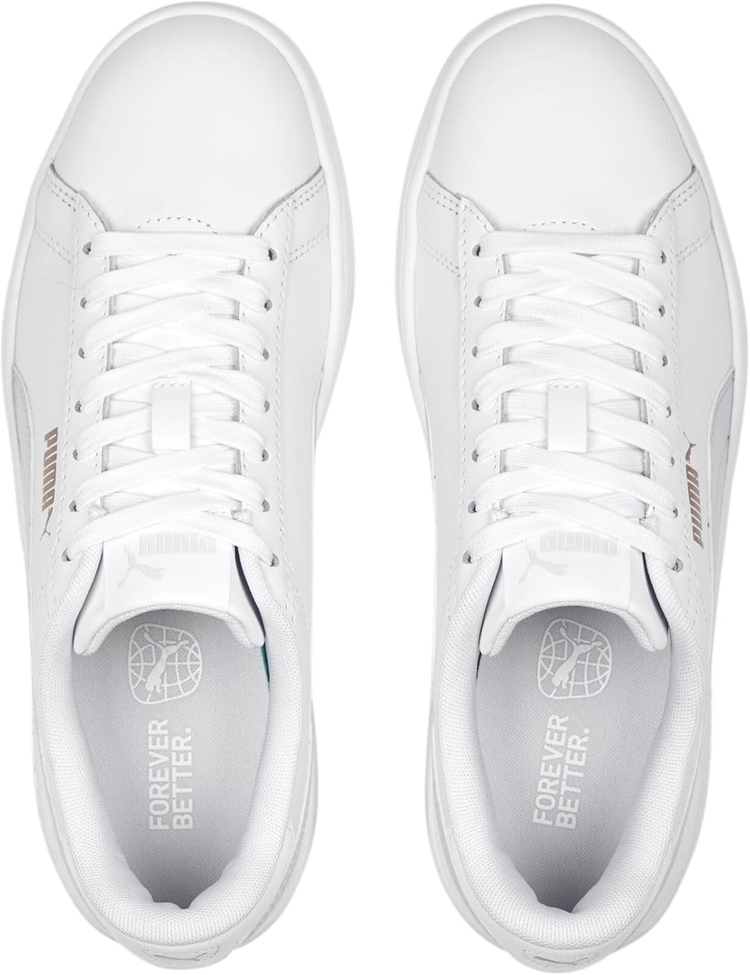 PUMA Unisex Smash 3.0 LSneaker 42 EU Puma White Spring Lavender Rose Gold, 42 EU Puma White Spring L