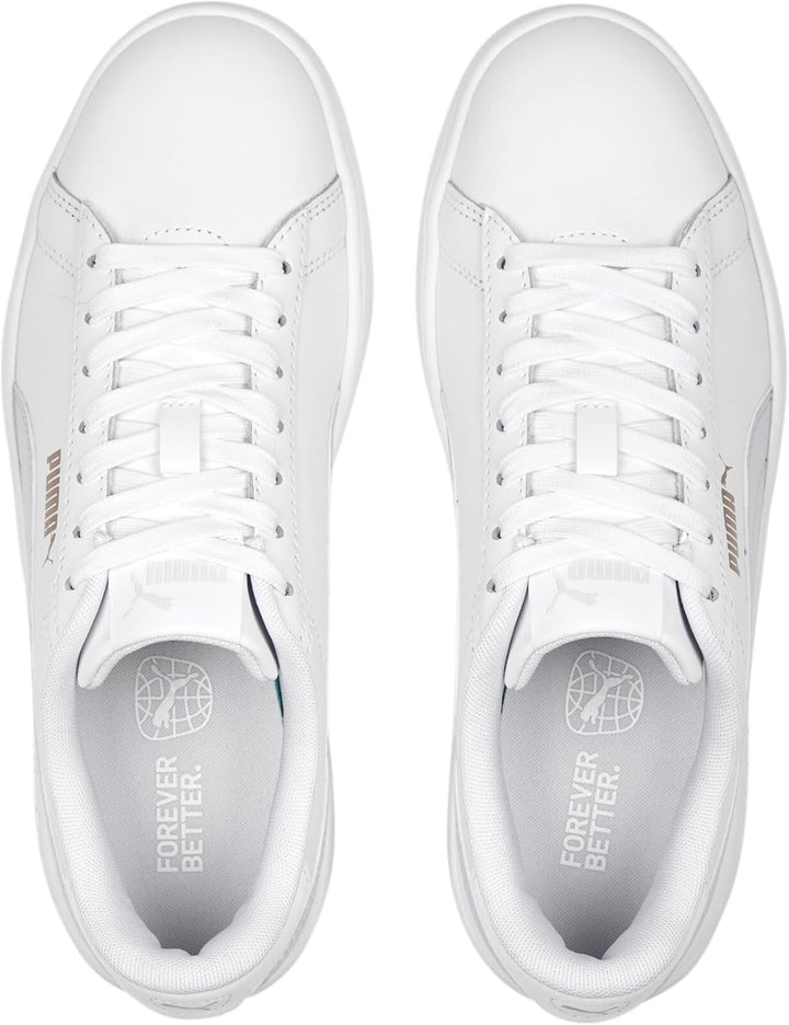 PUMA Unisex Smash 3.0 LSneaker 42 EU Puma White Spring Lavender Rose Gold, 42 EU Puma White Spring L