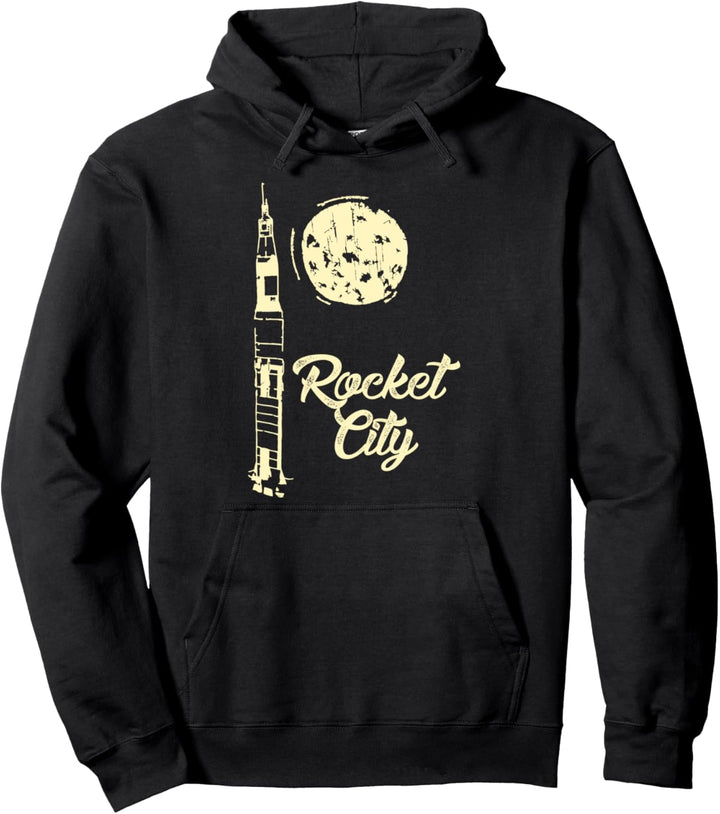 Rocket City Space Trip Moon Bekleidung Huntsville Pullover Hoodie