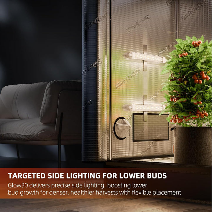 Spider Farmer Grow Ventilator mit Clip mit Glow30 LED Grow Lampe