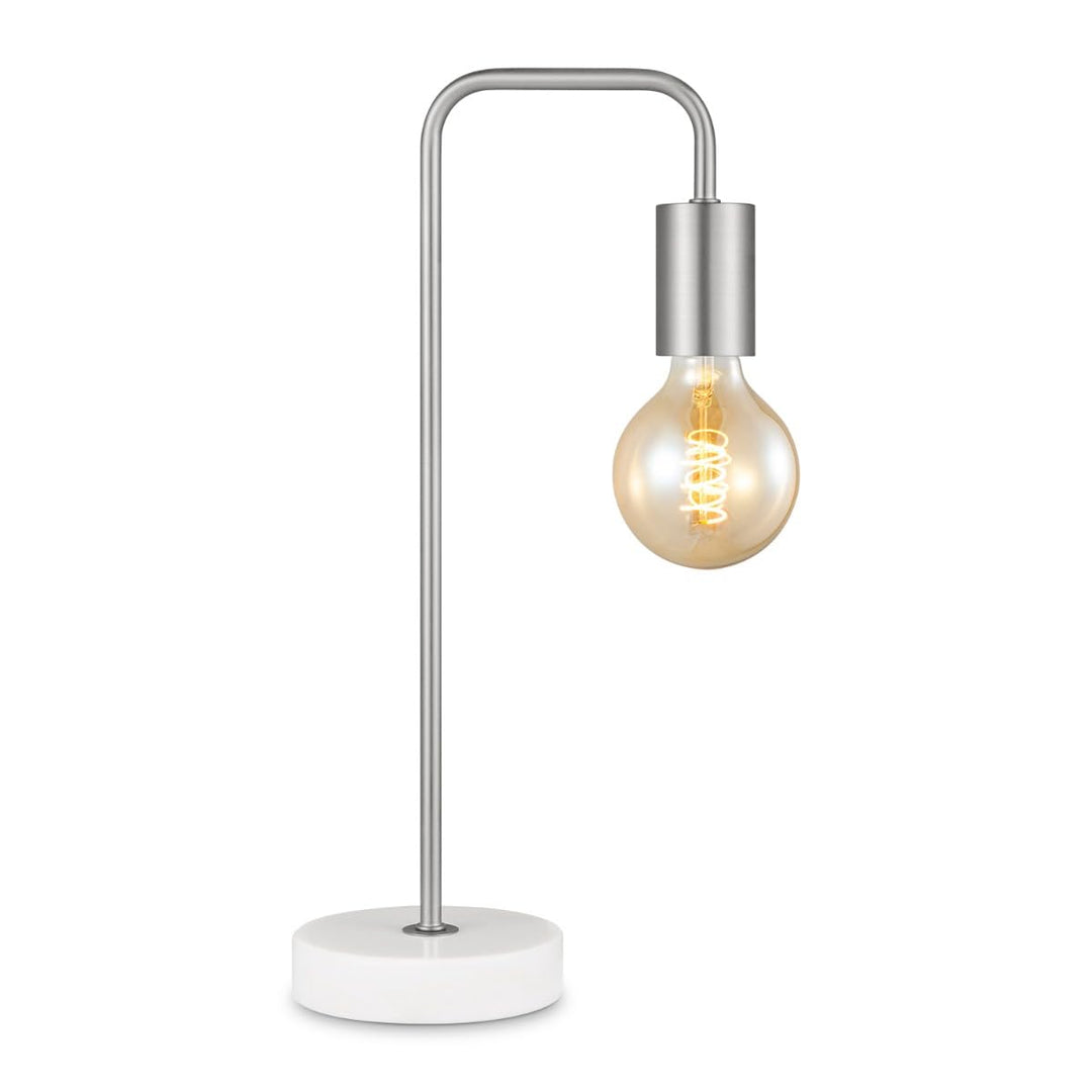 Home Sweet Home E27 Tischlampenfuss und 1,8 Meter klarer Schalter | Moderne Nachttischlampe in Sand